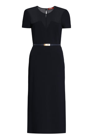 Asturie midi dress with belt-0